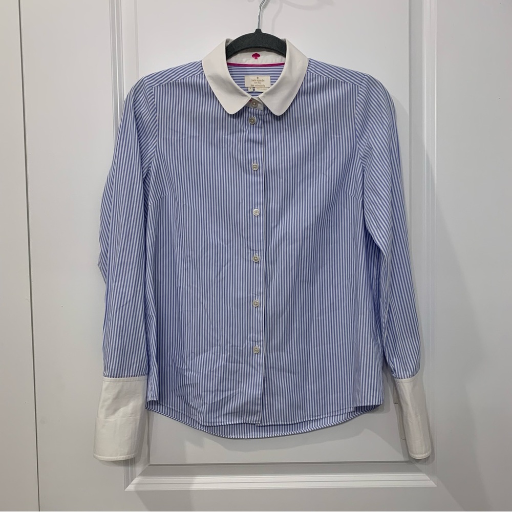 Kate Spade Striped Button Down - Size 4